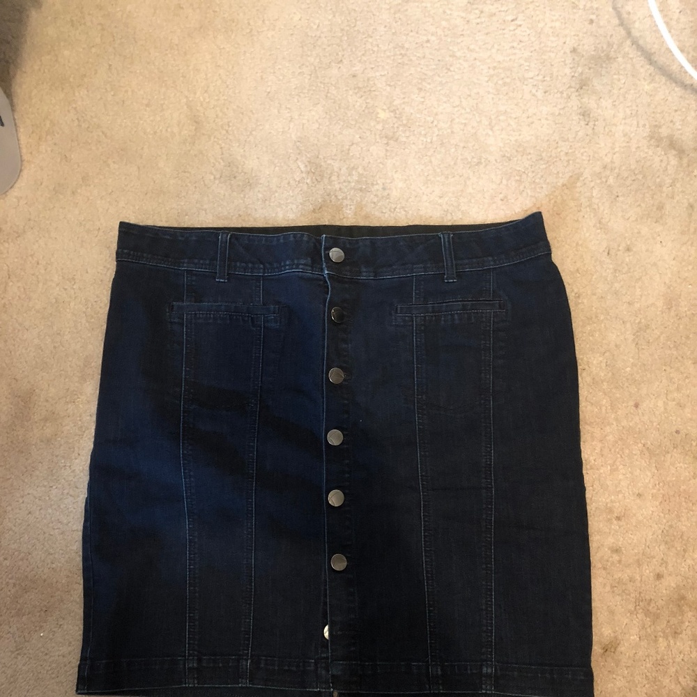 NWOT Lane Bryant Jean Skirt